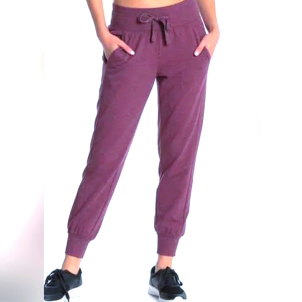 Nordstrom Z for Zella Plum Soft Cotton Drawstring Joggers